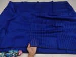 Half Silk Chumki Saree Budget Combo Gift Package- Blue - Image 2