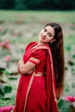 Pure Cotton Bodhua Saree Premium Combo - Red - Image 4