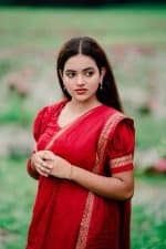 Pure Cotton Bodhua Saree Premium Combo - Red - Image 2