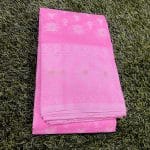 Halfsilk Jamdani Nakful Design Premium Combo- Pink - Image 3