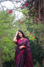 Halfsilk Jamdani Nakful Design Premium Combo - Queen Pink - Image 4