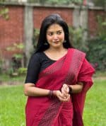 High Quality Silk Cotton Premium Combo- Meroon Color - Image 2