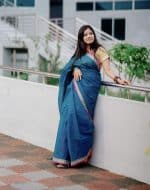 Arang Cotton Peacock 🦚 Desing Saree Premium Combo- SeaGreen - Image 7