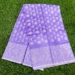 Halfsilk Jamdani Nakful Design Premium Combo - Levender - Image 2