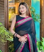 Arang Cotton Makeup Saree Premium Combo - Black - Image 3