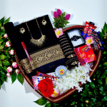 Arang Cotton Saree Telapuka Pair Premium Combo- Black