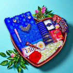 Jamdani Nakful Design Premium Combo- Blue