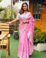 SeasonOneBD Special Katan Saree Combo - Pink Color - Image 5