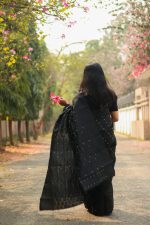 Halfsilk Jamdani Nakful Design Premium Combo - Black - Image 6