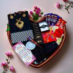 Halfsilk Plus Chumki Saree Premium Combo- Black