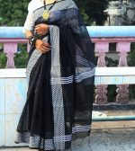 Halfsilk Plus Chumki Saree Premium Combo- Black - Image 2