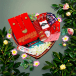 Pure Cotton Bodhua Saree Premium Combo - Red