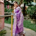 SeasonOne BD Special Katan Saree - Levender - Image 8